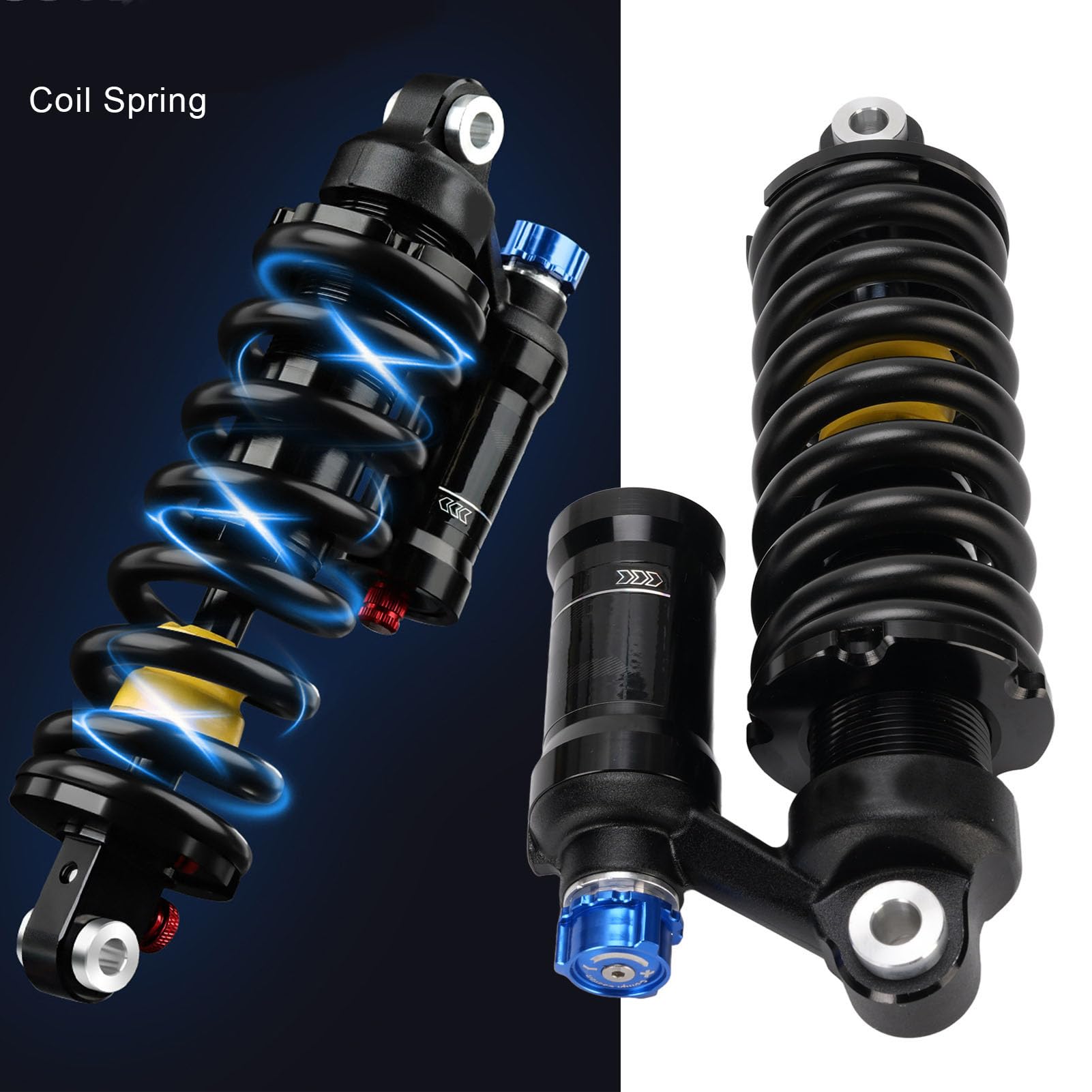 Amazon | マウンテンダウンヒルバイクリアショック、190mm 210mm 230mm